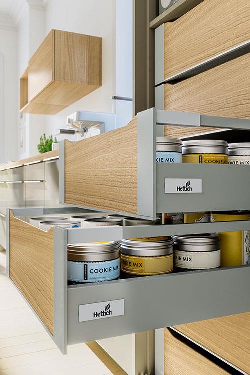 Soft close drawers and cupboards